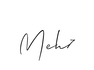 How to Draw Meh7 signature style? Allison_Script is a latest design signature styles for name Meh7. Meh7 signature style 2 images and pictures png