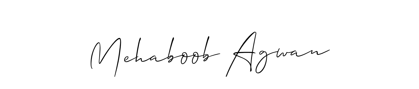 You should practise on your own different ways (Allison_Script) to write your name (Mehaboob Agwan) in signature. don't let someone else do it for you. Mehaboob Agwan signature style 2 images and pictures png