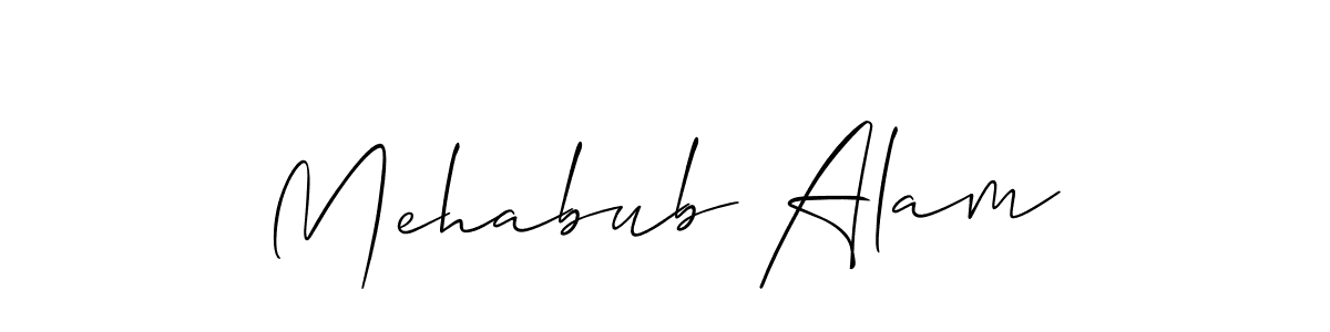 Similarly Allison_Script is the best handwritten signature design. Signature creator online .You can use it as an online autograph creator for name Mehabub Alam. Mehabub Alam signature style 2 images and pictures png