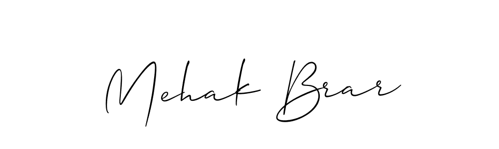 Make a short Mehak Brar signature style. Manage your documents anywhere anytime using Allison_Script. Create and add eSignatures, submit forms, share and send files easily. Mehak Brar signature style 2 images and pictures png