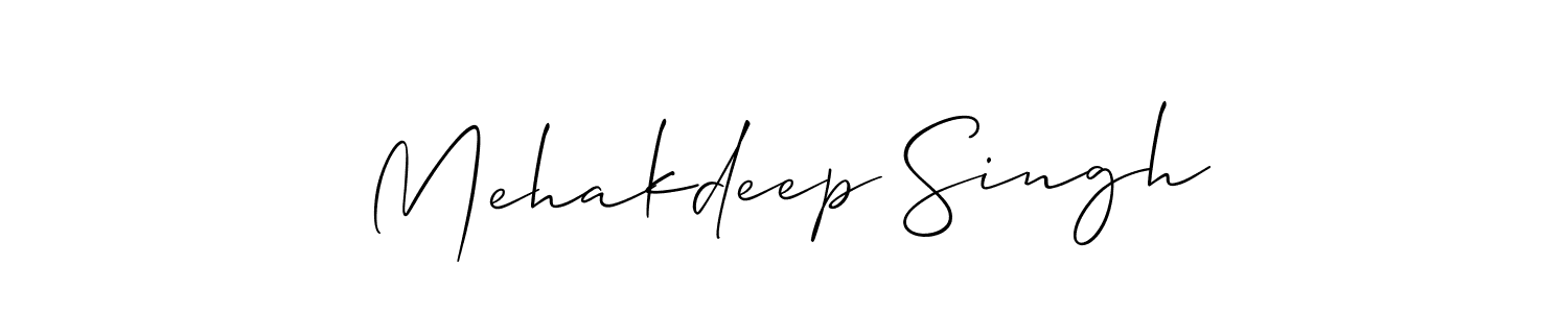 Make a beautiful signature design for name Mehakdeep Singh. Use this online signature maker to create a handwritten signature for free. Mehakdeep Singh signature style 2 images and pictures png