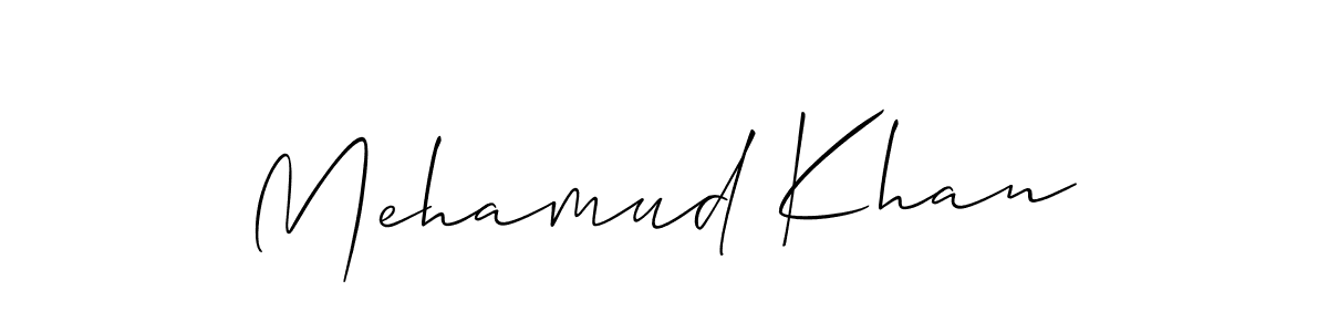 Mehamud Khan stylish signature style. Best Handwritten Sign (Allison_Script) for my name. Handwritten Signature Collection Ideas for my name Mehamud Khan. Mehamud Khan signature style 2 images and pictures png