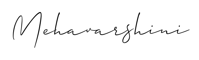 Practice writing Mehavarshini with the flow of Allison_Script lettering. A fantastic source of inspiration for developing your personal signature style. Mehavarshini signature style 2 images and pictures png