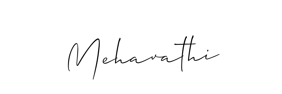 Allison_Script is a professional signature style that is perfect for those who want to add a touch of class to their signature. It is also a great choice for those who want to make their signature more unique. Get Mehavathi name to fancy signature for free. Mehavathi signature style 2 images and pictures png