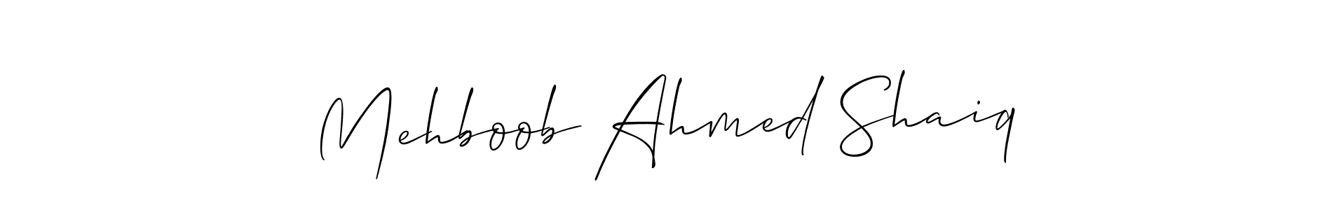 See photos of Mehboob Ahmed Shaiq official signature by Spectra . Check more albums & portfolios. Read reviews & check more about Allison_Script font. Mehboob Ahmed Shaiq signature style 2 images and pictures png