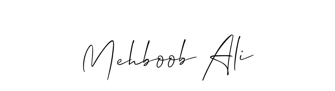 How to make Mehboob Ali signature? Allison_Script is a professional autograph style. Create handwritten signature for Mehboob Ali name. Mehboob Ali signature style 2 images and pictures png