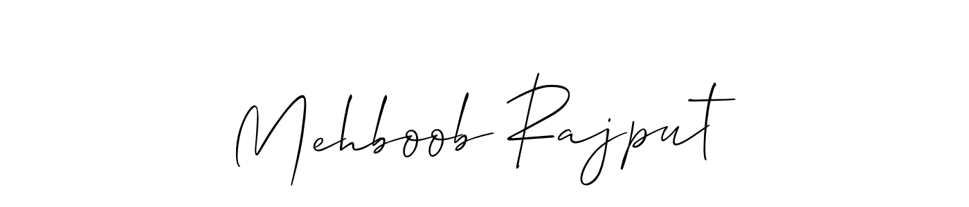 You should practise on your own different ways (Allison_Script) to write your name (Mehboob Rajput) in signature. don't let someone else do it for you. Mehboob Rajput signature style 2 images and pictures png