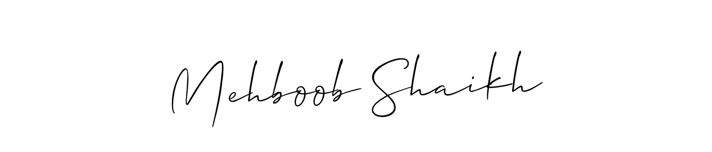 Once you've used our free online signature maker to create your best signature Allison_Script style, it's time to enjoy all of the benefits that Mehboob Shaikh name signing documents. Mehboob Shaikh signature style 2 images and pictures png