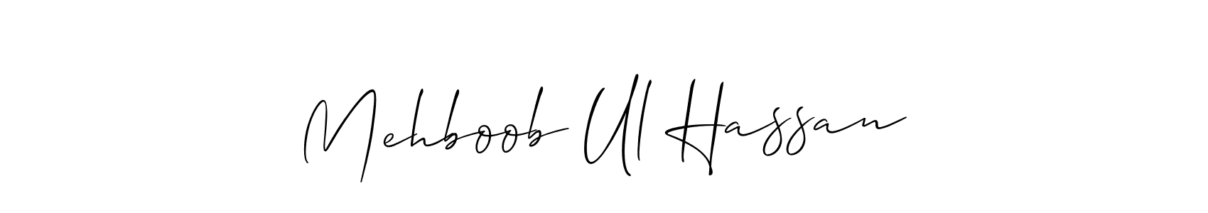 Mehboob Ul Hassan stylish signature style. Best Handwritten Sign (Allison_Script) for my name. Handwritten Signature Collection Ideas for my name Mehboob Ul Hassan. Mehboob Ul Hassan signature style 2 images and pictures png