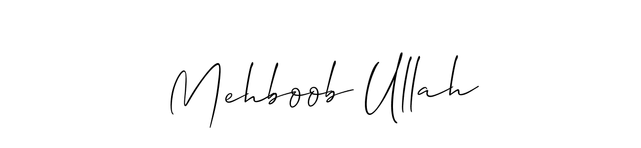 You can use this online signature creator to create a handwritten signature for the name Mehboob Ullah. This is the best online autograph maker. Mehboob Ullah signature style 2 images and pictures png