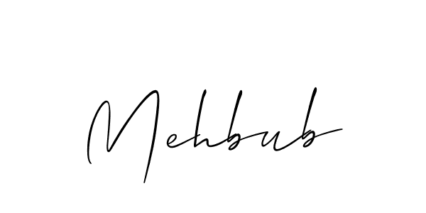 Make a beautiful signature design for name Mehbub. Use this online signature maker to create a handwritten signature for free. Mehbub signature style 2 images and pictures png