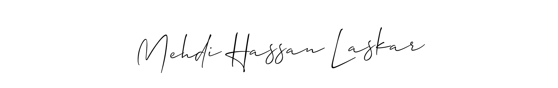 This is the best signature style for the Mehdi Hassan Laskar name. Also you like these signature font (Allison_Script). Mix name signature. Mehdi Hassan Laskar signature style 2 images and pictures png