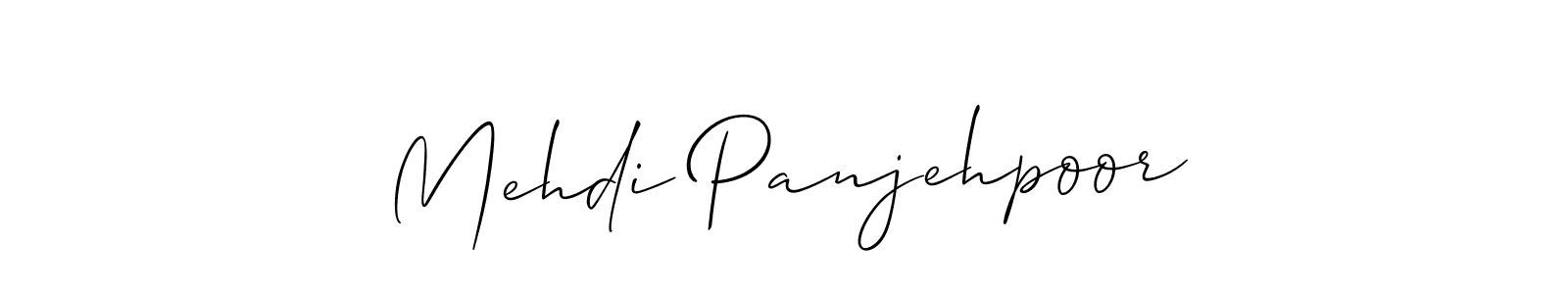 Once you've used our free online signature maker to create your best signature Allison_Script style, it's time to enjoy all of the benefits that Mehdi Panjehpoor name signing documents. Mehdi Panjehpoor signature style 2 images and pictures png