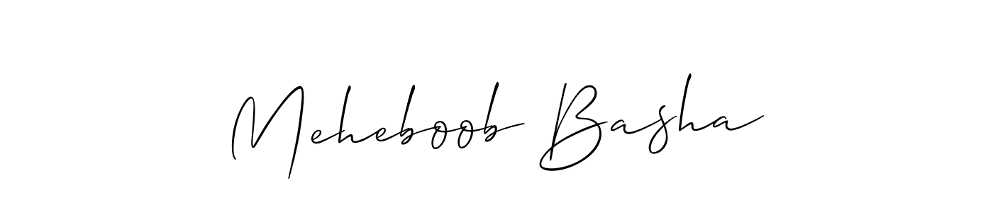 It looks lik you need a new signature style for name Meheboob Basha. Design unique handwritten (Allison_Script) signature with our free signature maker in just a few clicks. Meheboob Basha signature style 2 images and pictures png