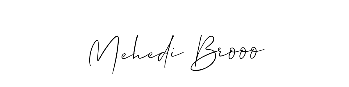 How to make Mehedi Brooo signature? Allison_Script is a professional autograph style. Create handwritten signature for Mehedi Brooo name. Mehedi Brooo signature style 2 images and pictures png