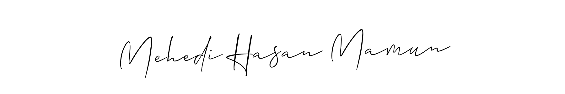 Make a beautiful signature design for name Mehedi Hasan Mamun. Use this online signature maker to create a handwritten signature for free. Mehedi Hasan Mamun signature style 2 images and pictures png