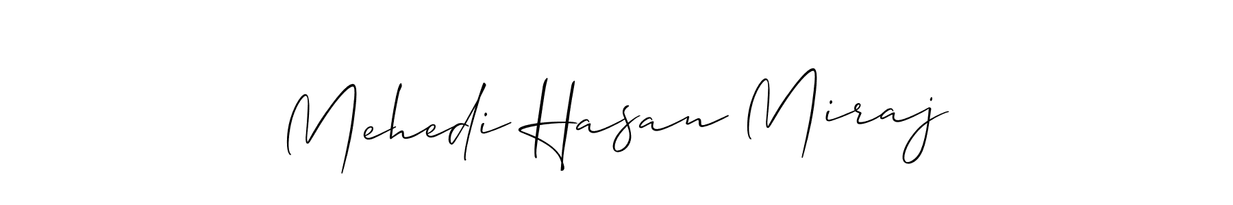 It looks lik you need a new signature style for name Mehedi Hasan Miraj. Design unique handwritten (Allison_Script) signature with our free signature maker in just a few clicks. Mehedi Hasan Miraj signature style 2 images and pictures png