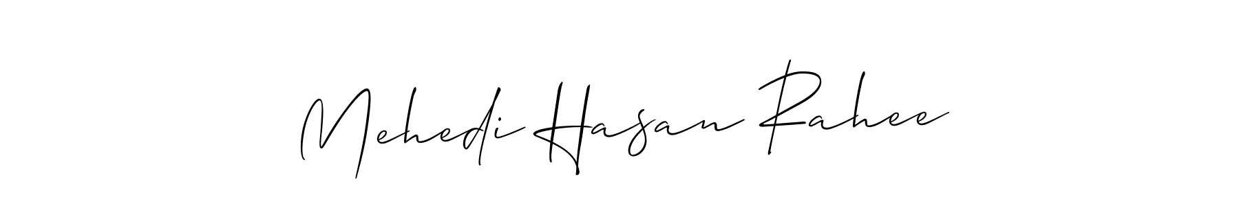 You can use this online signature creator to create a handwritten signature for the name Mehedi Hasan Rahee. This is the best online autograph maker. Mehedi Hasan Rahee signature style 2 images and pictures png