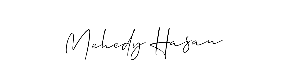 This is the best signature style for the Mehedy Hasan name. Also you like these signature font (Allison_Script). Mix name signature. Mehedy Hasan signature style 2 images and pictures png