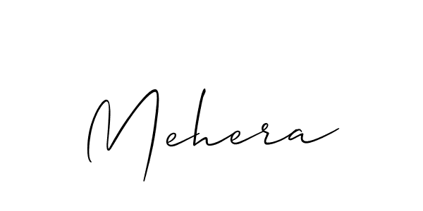 You should practise on your own different ways (Allison_Script) to write your name (Mehera) in signature. don't let someone else do it for you. Mehera signature style 2 images and pictures png