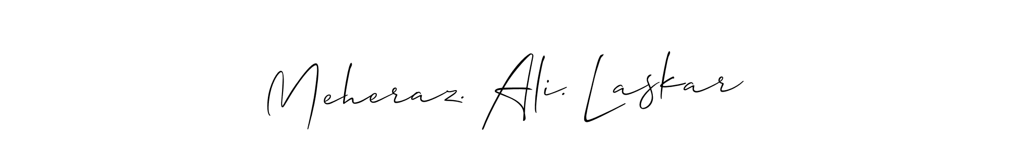 Make a beautiful signature design for name Meheraz. Ali. Laskar. With this signature (Allison_Script) style, you can create a handwritten signature for free. Meheraz. Ali. Laskar signature style 2 images and pictures png