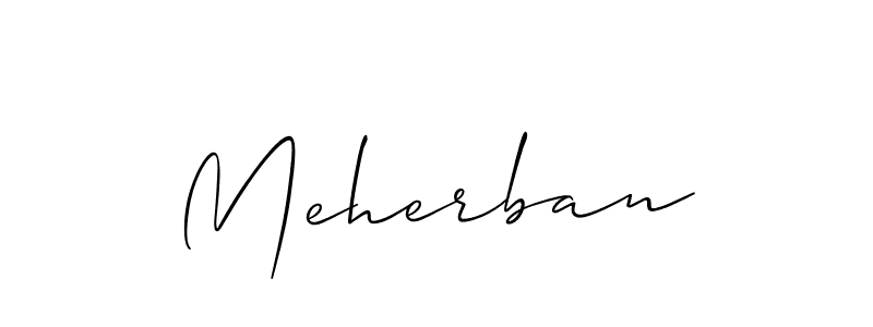 Meherban stylish signature style. Best Handwritten Sign (Allison_Script) for my name. Handwritten Signature Collection Ideas for my name Meherban. Meherban signature style 2 images and pictures png