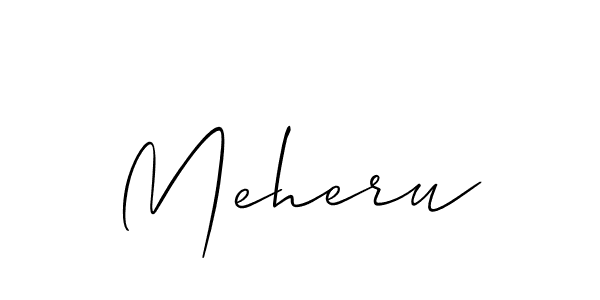 How to Draw Meheru signature style? Allison_Script is a latest design signature styles for name Meheru. Meheru signature style 2 images and pictures png