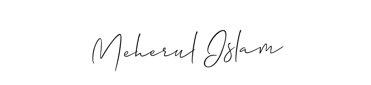 Also You can easily find your signature by using the search form. We will create Meherul Islam name handwritten signature images for you free of cost using Allison_Script sign style. Meherul Islam signature style 2 images and pictures png