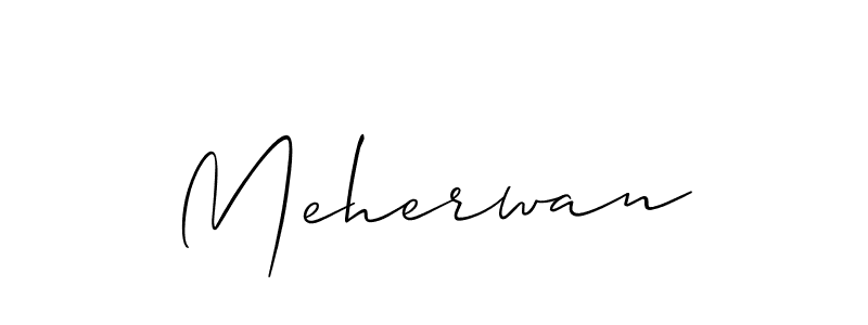 Meherwan stylish signature style. Best Handwritten Sign (Allison_Script) for my name. Handwritten Signature Collection Ideas for my name Meherwan. Meherwan signature style 2 images and pictures png