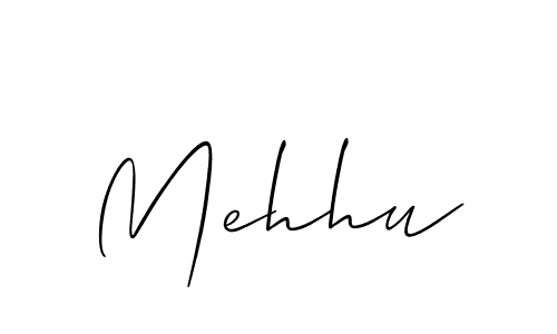 Make a beautiful signature design for name Mehhu. Use this online signature maker to create a handwritten signature for free. Mehhu signature style 2 images and pictures png