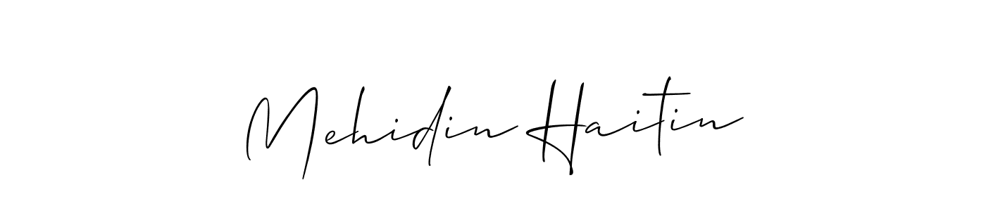 Here are the top 10 professional signature styles for the name Mehidin Haitin. These are the best autograph styles you can use for your name. Mehidin Haitin signature style 2 images and pictures png