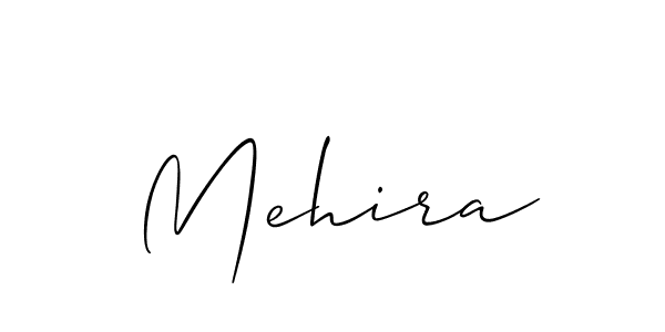 Allison_Script is a professional signature style that is perfect for those who want to add a touch of class to their signature. It is also a great choice for those who want to make their signature more unique. Get Mehira name to fancy signature for free. Mehira signature style 2 images and pictures png