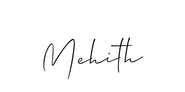 The best way (Allison_Script) to make a short signature is to pick only two or three words in your name. The name Mehith include a total of six letters. For converting this name. Mehith signature style 2 images and pictures png