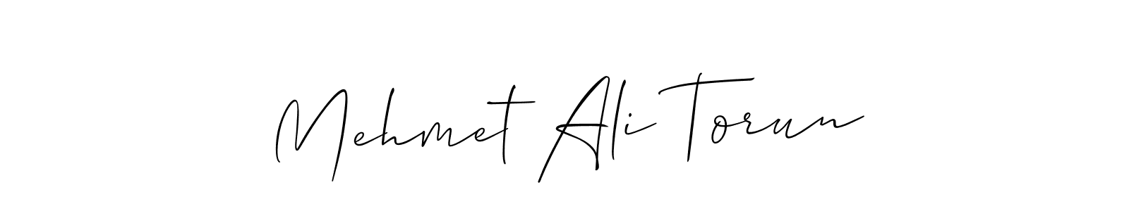 Create a beautiful signature design for name Mehmet Ali Torun. With this signature (Allison_Script) fonts, you can make a handwritten signature for free. Mehmet Ali Torun signature style 2 images and pictures png