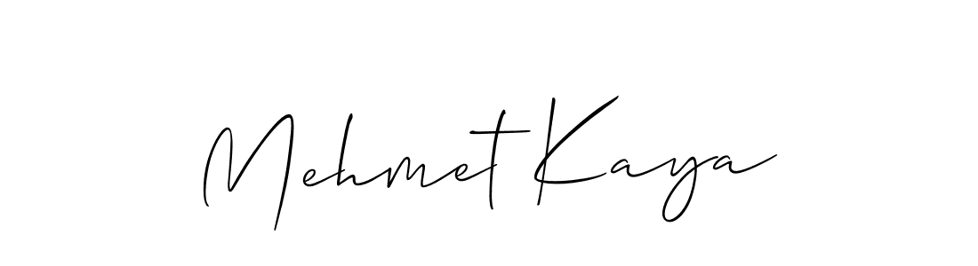 if you are searching for the best signature style for your name Mehmet Kaya. so please give up your signature search. here we have designed multiple signature styles  using Allison_Script. Mehmet Kaya signature style 2 images and pictures png