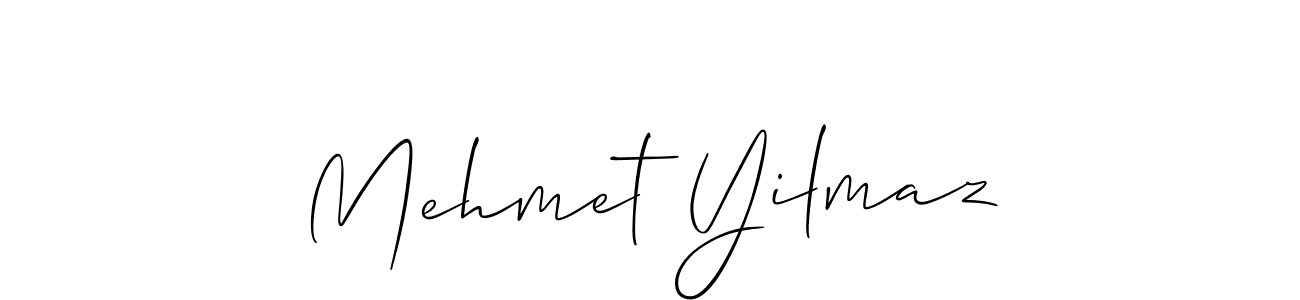 Make a short Mehmet Yilmaz signature style. Manage your documents anywhere anytime using Allison_Script. Create and add eSignatures, submit forms, share and send files easily. Mehmet Yilmaz signature style 2 images and pictures png