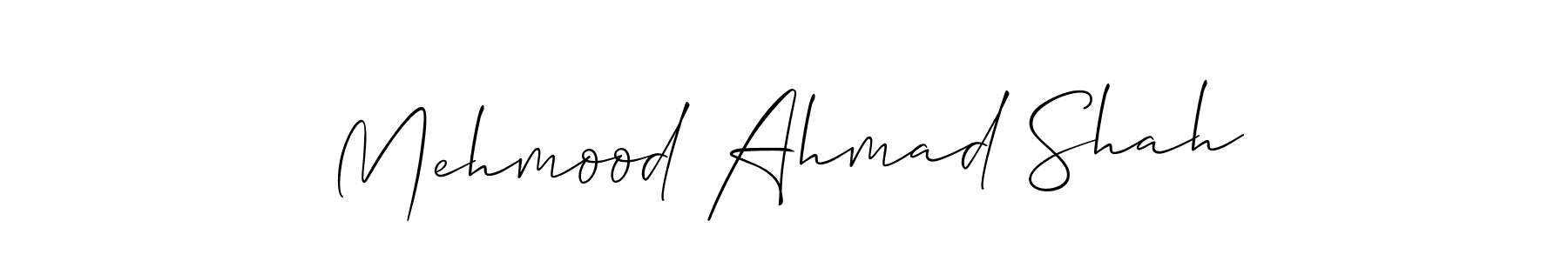How to Draw Mehmood Ahmad Shah signature style? Allison_Script is a latest design signature styles for name Mehmood Ahmad Shah. Mehmood Ahmad Shah signature style 2 images and pictures png