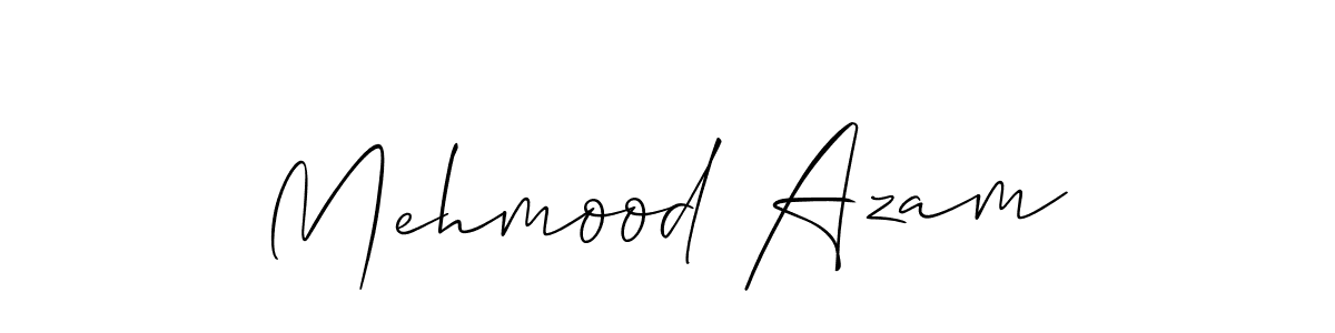 Once you've used our free online signature maker to create your best signature Allison_Script style, it's time to enjoy all of the benefits that Mehmood Azam name signing documents. Mehmood Azam signature style 2 images and pictures png