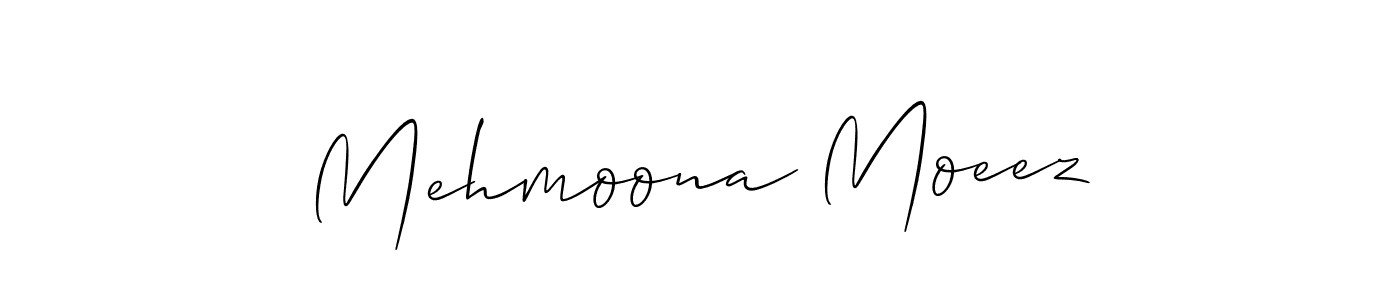 It looks lik you need a new signature style for name Mehmoona Moeez. Design unique handwritten (Allison_Script) signature with our free signature maker in just a few clicks. Mehmoona Moeez signature style 2 images and pictures png