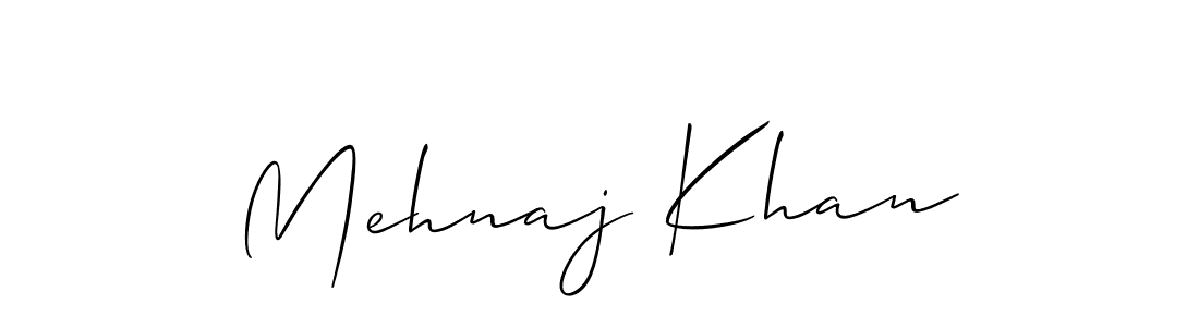 How to make Mehnaj Khan signature? Allison_Script is a professional autograph style. Create handwritten signature for Mehnaj Khan name. Mehnaj Khan signature style 2 images and pictures png