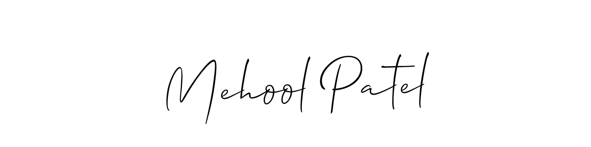 Once you've used our free online signature maker to create your best signature Allison_Script style, it's time to enjoy all of the benefits that Mehool Patel name signing documents. Mehool Patel signature style 2 images and pictures png