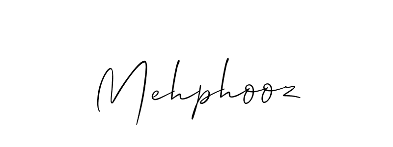 Design your own signature with our free online signature maker. With this signature software, you can create a handwritten (Allison_Script) signature for name Mehphooz. Mehphooz signature style 2 images and pictures png