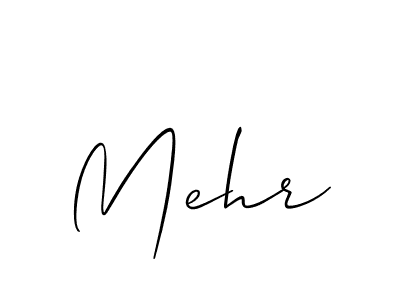 Allison_Script is a professional signature style that is perfect for those who want to add a touch of class to their signature. It is also a great choice for those who want to make their signature more unique. Get Mehr name to fancy signature for free. Mehr signature style 2 images and pictures png