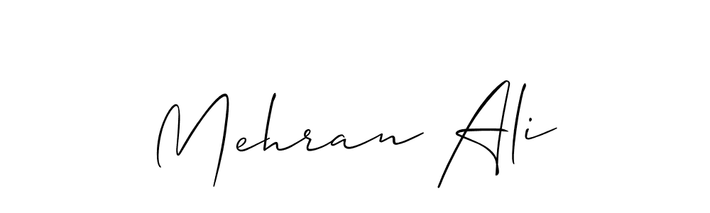 Mehran Ali stylish signature style. Best Handwritten Sign (Allison_Script) for my name. Handwritten Signature Collection Ideas for my name Mehran Ali. Mehran Ali signature style 2 images and pictures png