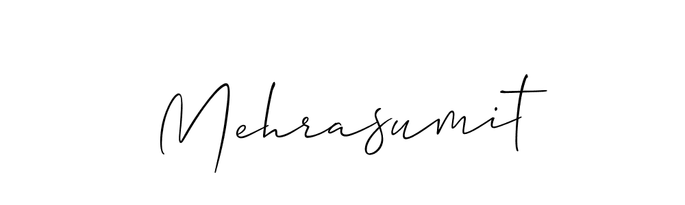 Once you've used our free online signature maker to create your best signature Allison_Script style, it's time to enjoy all of the benefits that Mehrasumit name signing documents. Mehrasumit signature style 2 images and pictures png