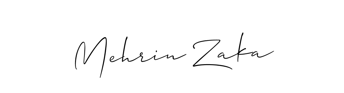 Best and Professional Signature Style for Mehrin Zaka. Allison_Script Best Signature Style Collection. Mehrin Zaka signature style 2 images and pictures png