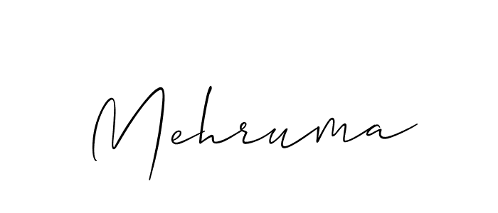 You should practise on your own different ways (Allison_Script) to write your name (Mehruma) in signature. don't let someone else do it for you. Mehruma signature style 2 images and pictures png