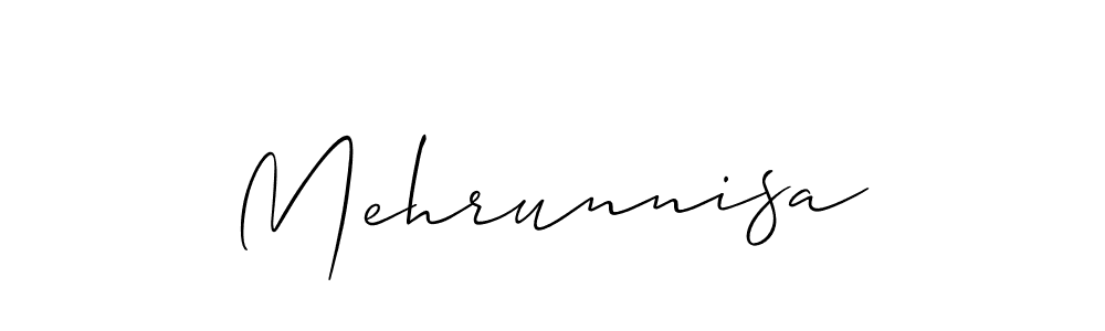 Make a beautiful signature design for name Mehrunnisa. Use this online signature maker to create a handwritten signature for free. Mehrunnisa signature style 2 images and pictures png