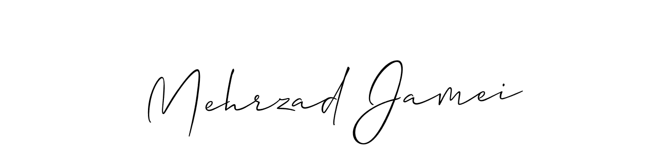 Design your own signature with our free online signature maker. With this signature software, you can create a handwritten (Allison_Script) signature for name Mehrzad Jamei. Mehrzad Jamei signature style 2 images and pictures png
