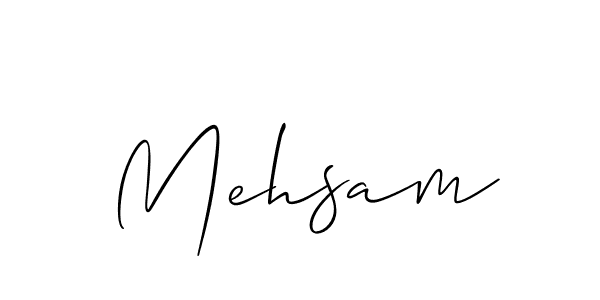 You should practise on your own different ways (Allison_Script) to write your name (Mehsam) in signature. don't let someone else do it for you. Mehsam signature style 2 images and pictures png